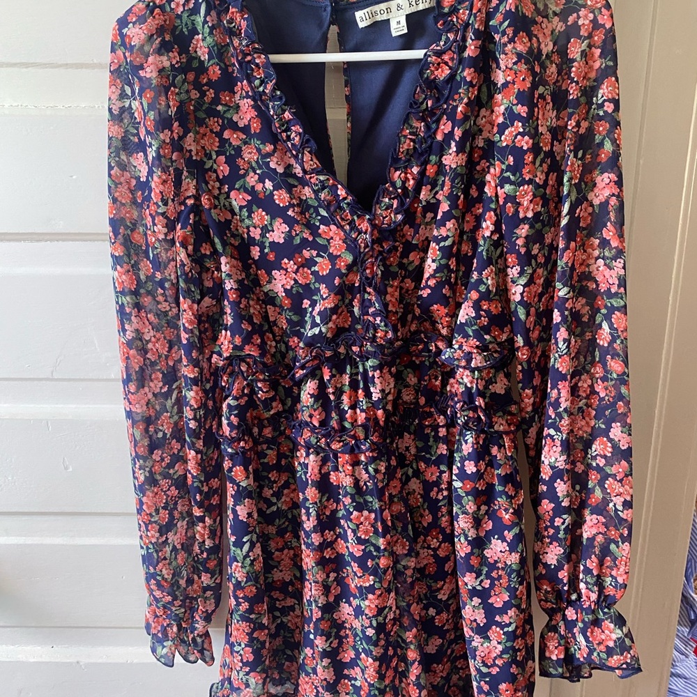 Floral Long Sleeve romper